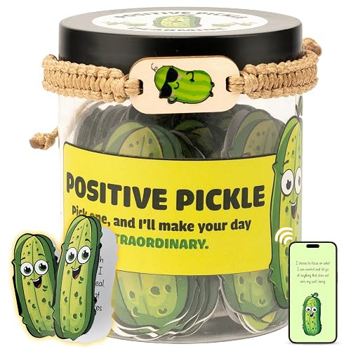 60 Positive Pickle Cards, Positive Affirmations Cards, Gifts for Mom, Funny Gifts, Emotional Supp... | Amazon (US)