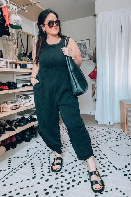 The comfiest jumpsuit! Wearing an xl could have done a large it runs roomy (Code: TRULY20) My fave hobo bags also on sale!

#LTKSeasonal #LTKStyleTip #LTKMidsize
