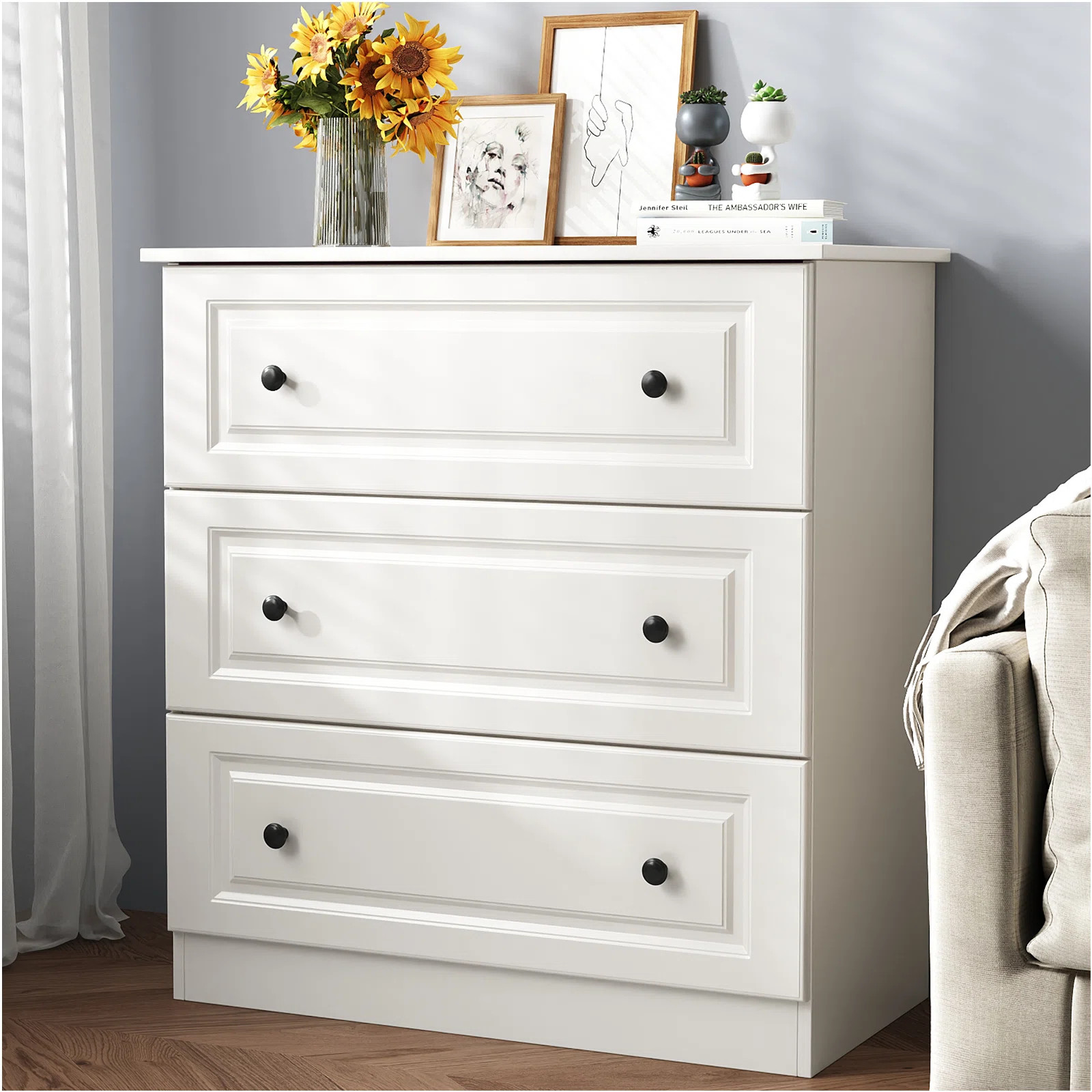 Winston Porter 29.5'' W 3 - Drawer Dresser & Reviews | Wayfair | Wayfair North America