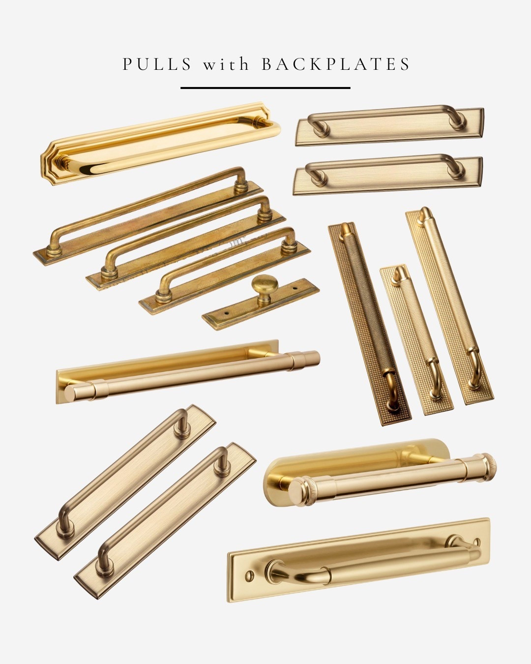 I love the way a pull with a backplate looks!

#LTKHome