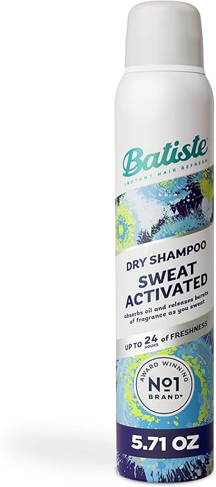 Batiste Dry Shampoo, Sweat Activated with Sweat Absorbing Technology, 5.71 OZ | Amazon (US)