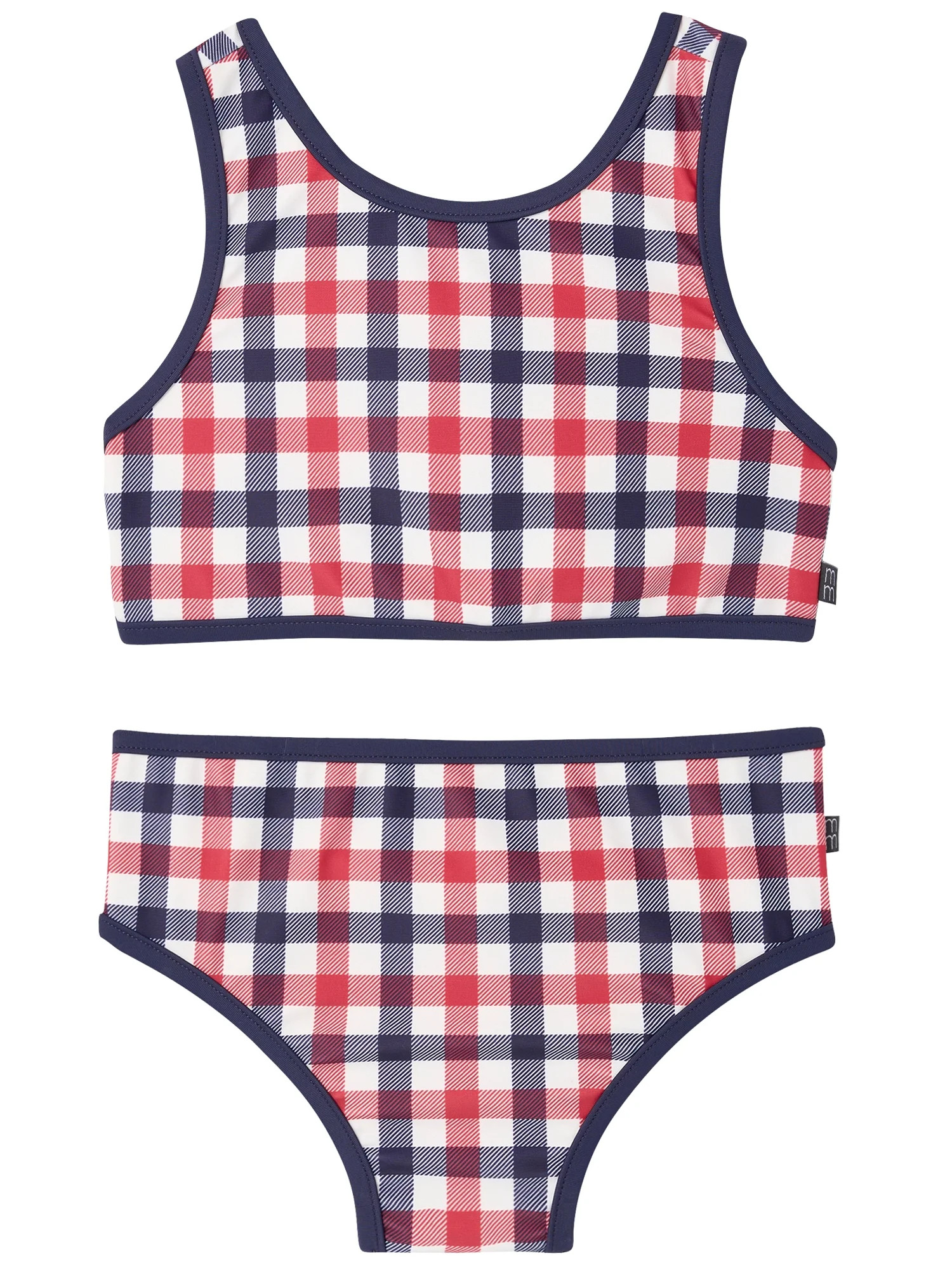 Modern Moments by Gerber Toddler Girl Two- Piece Swimsuit with Binding, Sizes 12M-5T | Walmart (US)