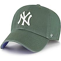 Amazon.com: '47 New York Yankees Ballpark Clean Up Dad Hat Baseball Cap - Moss Green, Moss Green, Wh | Amazon (US)