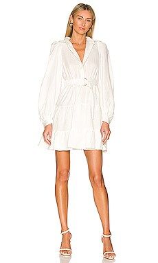 Bardot The Mini Shirt Dress in Ivory from Revolve.com | Revolve Clothing (Global)