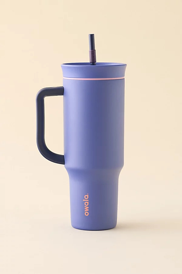 Owala Stainless Steel Insulated 40 oz Tumbler in Blue Jay at Urban Outfitters | Urban Outfitters (US and RoW)