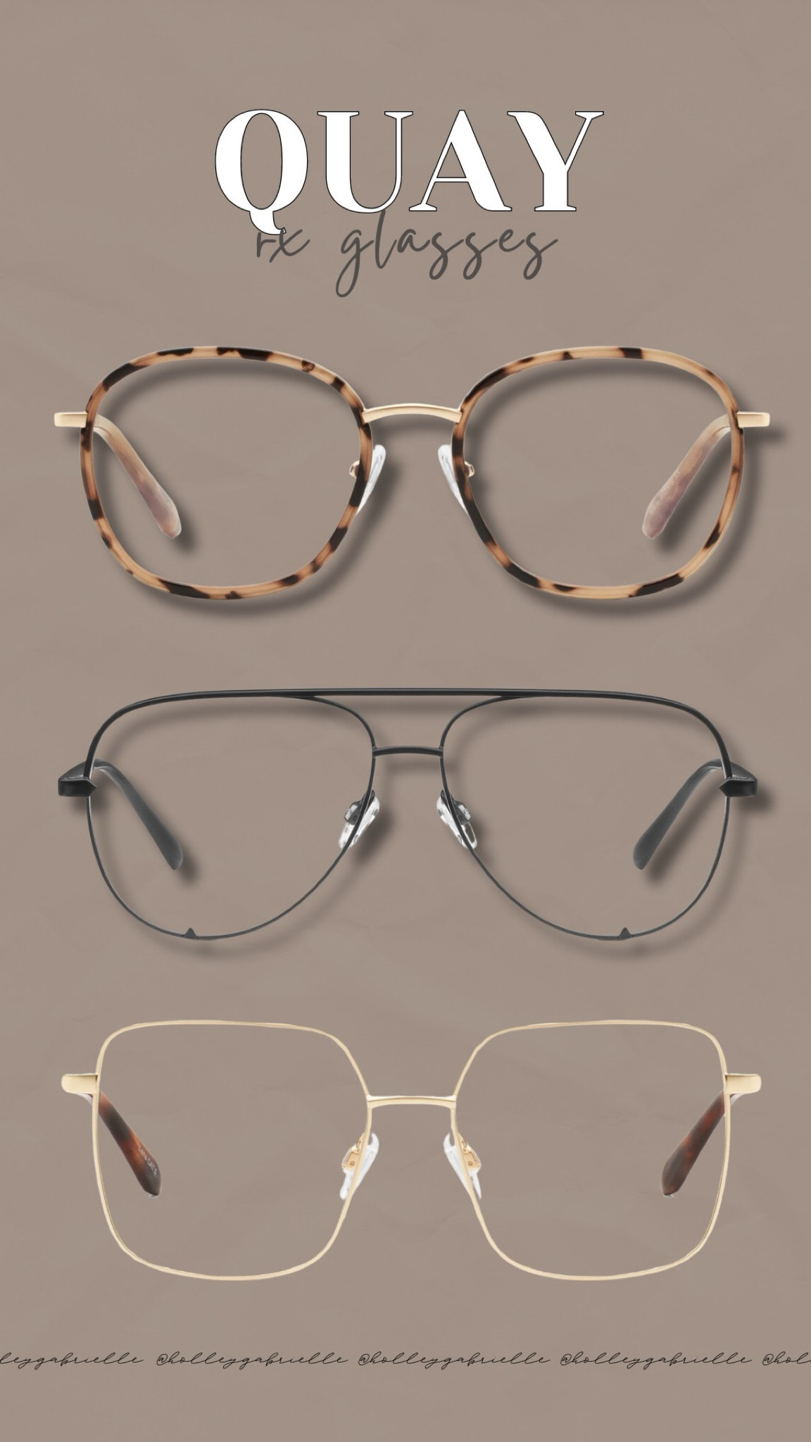 a few favorite RX glasses from Quay🤌🏼🤓 I get TONS of questions on my glasses & wanted to round up some faves!

prescription glasses / glasses / eye glasses / reading glasses / RX glasses / prescription glasses / blue light glasses / Holley Gabrielle

#LTKStyleTip #LTKFamily