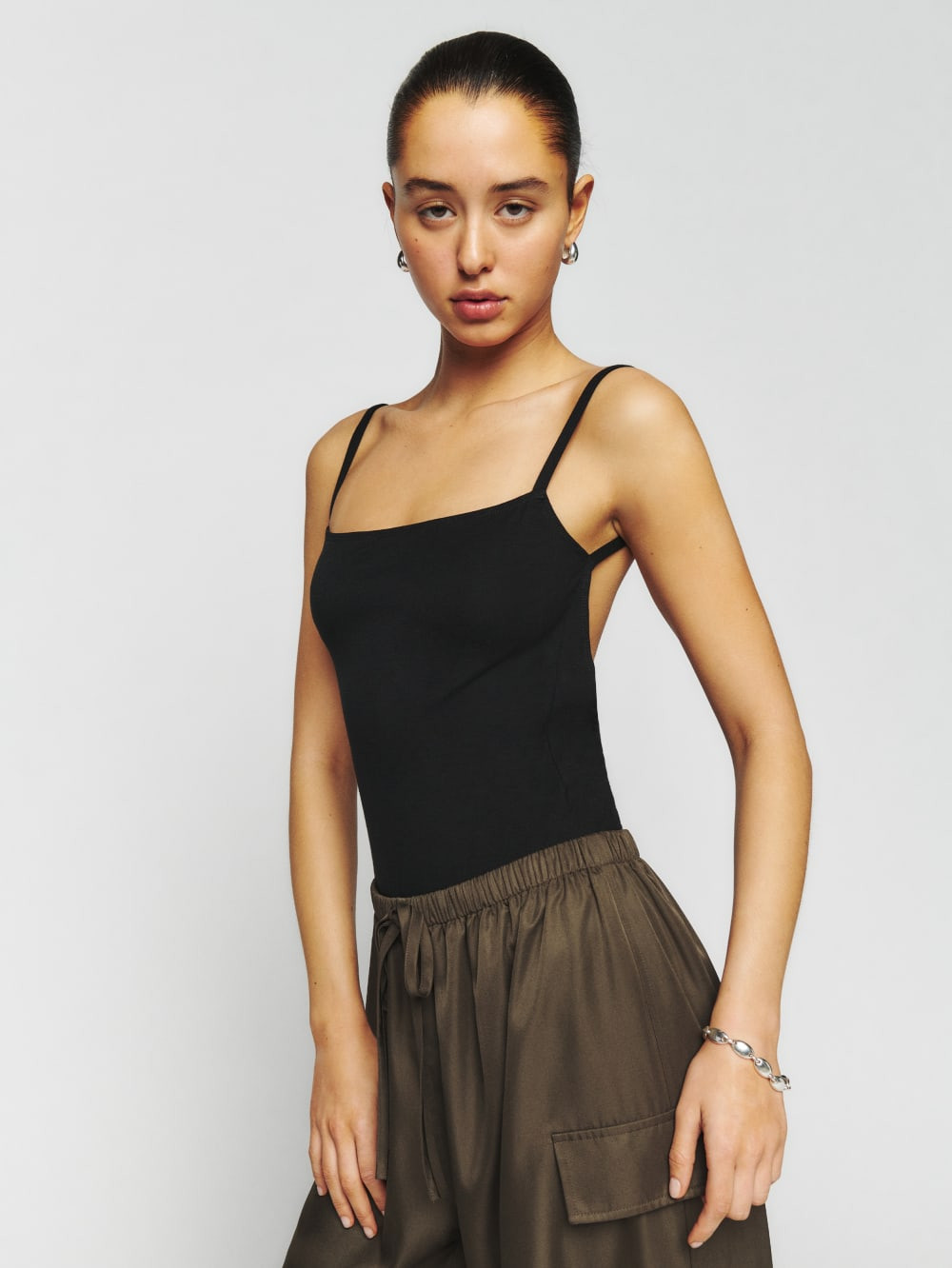 Meeka Knit Bodysuit | Reformation (Global)