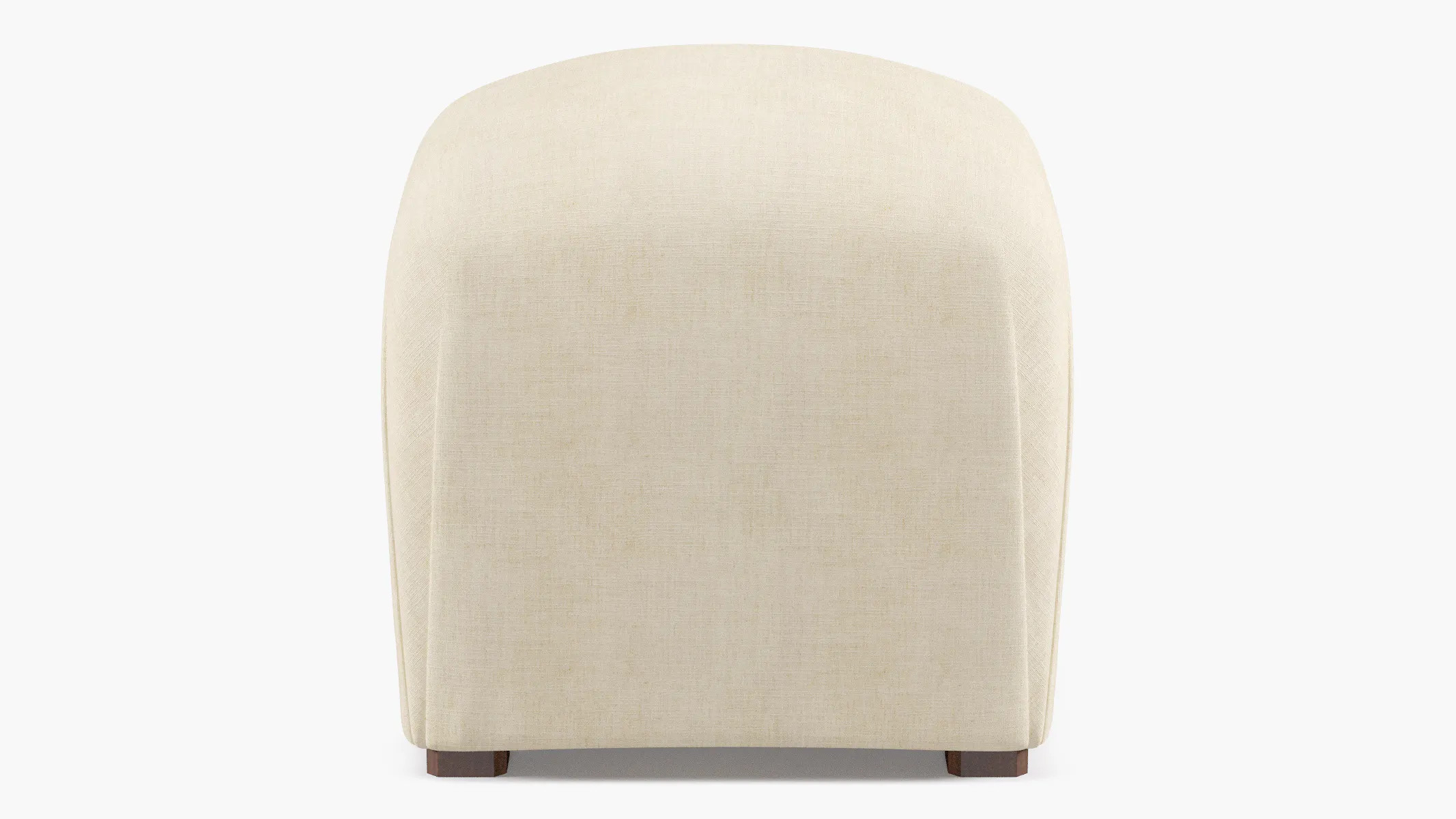 Deco Ottoman | Talc Linen | The Inside