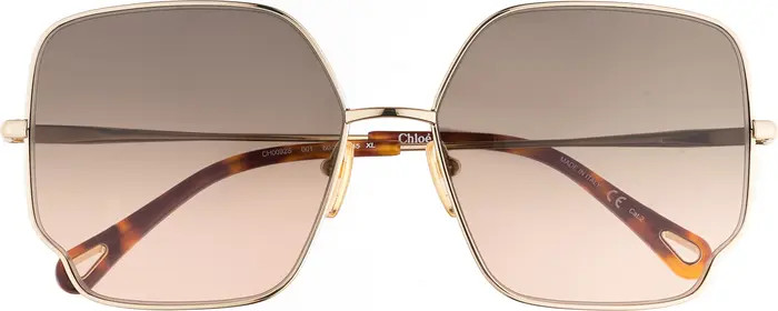 60mm Gradient Square Sunglasses | Nordstrom