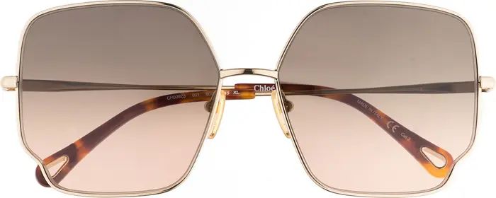 60mm Gradient Square Sunglasses | Nordstrom