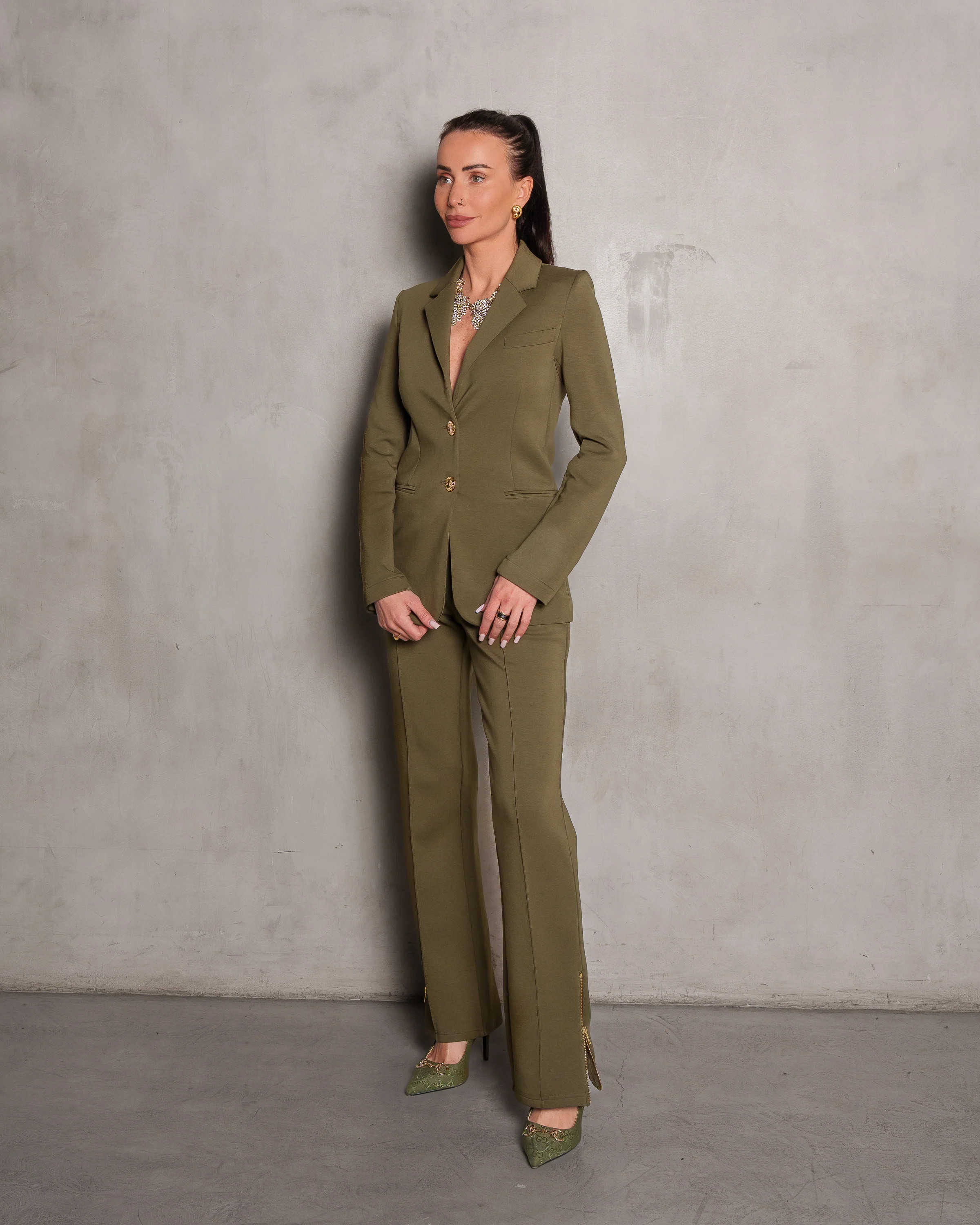 Jordan Ultra Luxe Pants Olive | Care Tucker