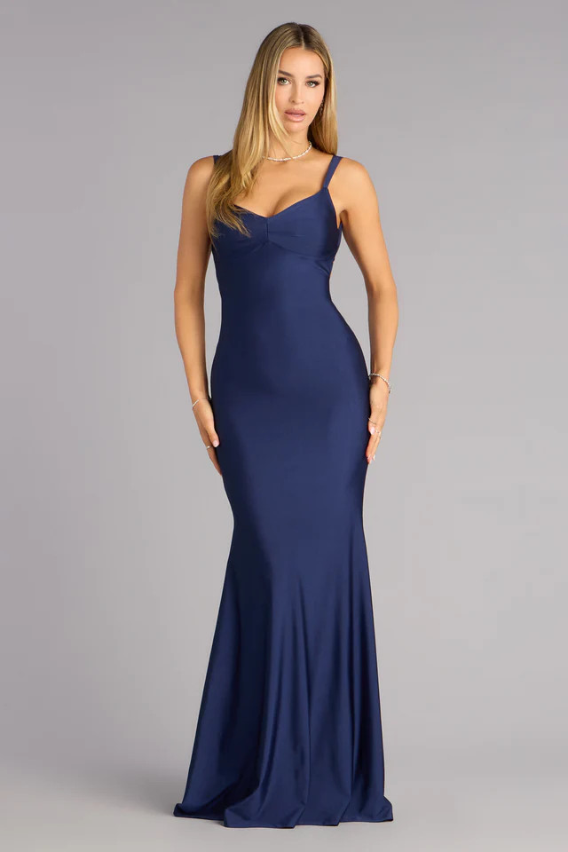 Trish Open Back Mermaid Formal Dress | Windsor Stores