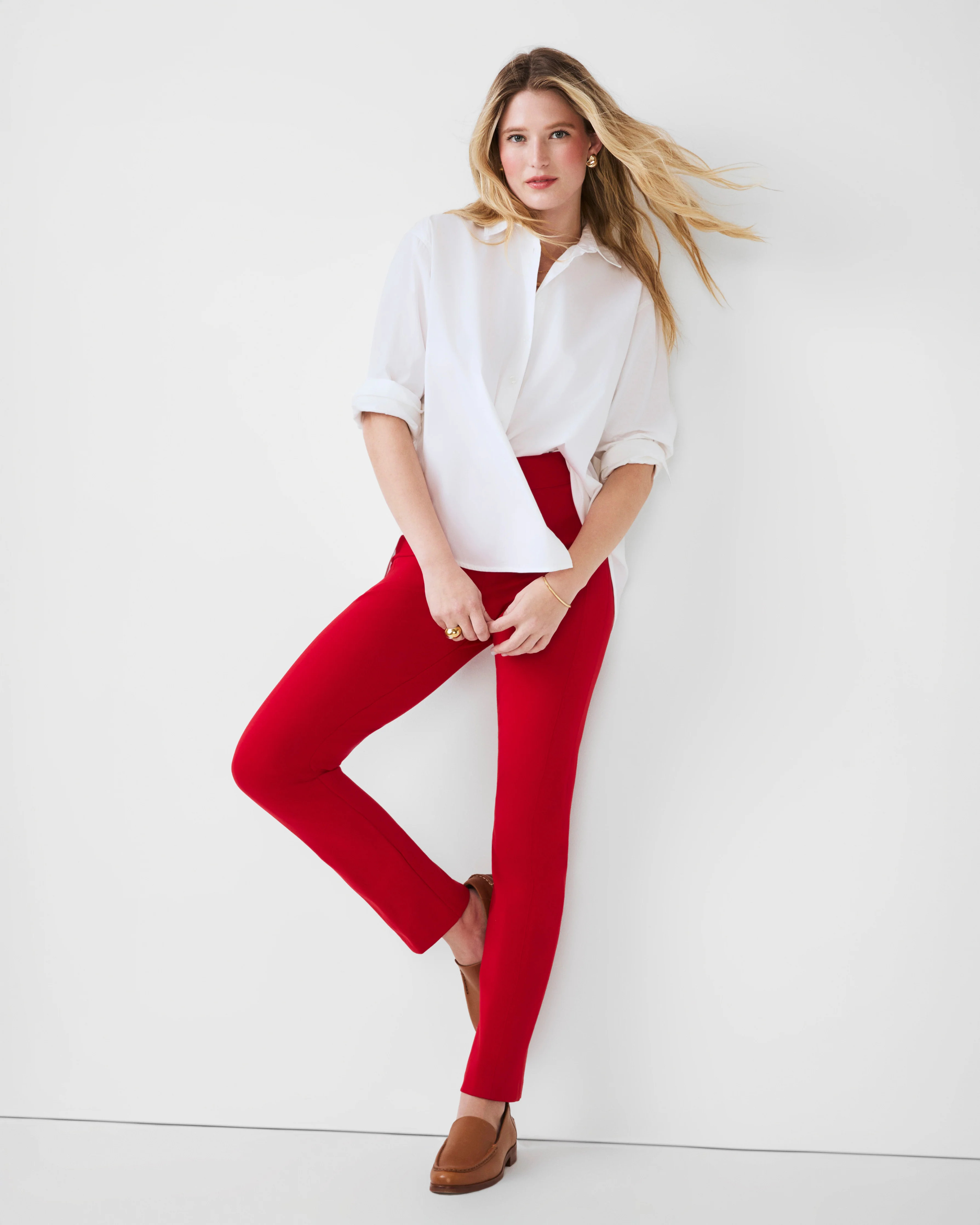 Ponte Slim Straight Pant | Spanx
