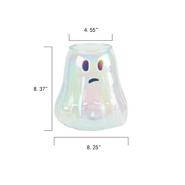 Way to Celebrate 4.5 Quart Acrylic Iridescent Ghost Bucket, White - Walmart.com | Walmart (US)