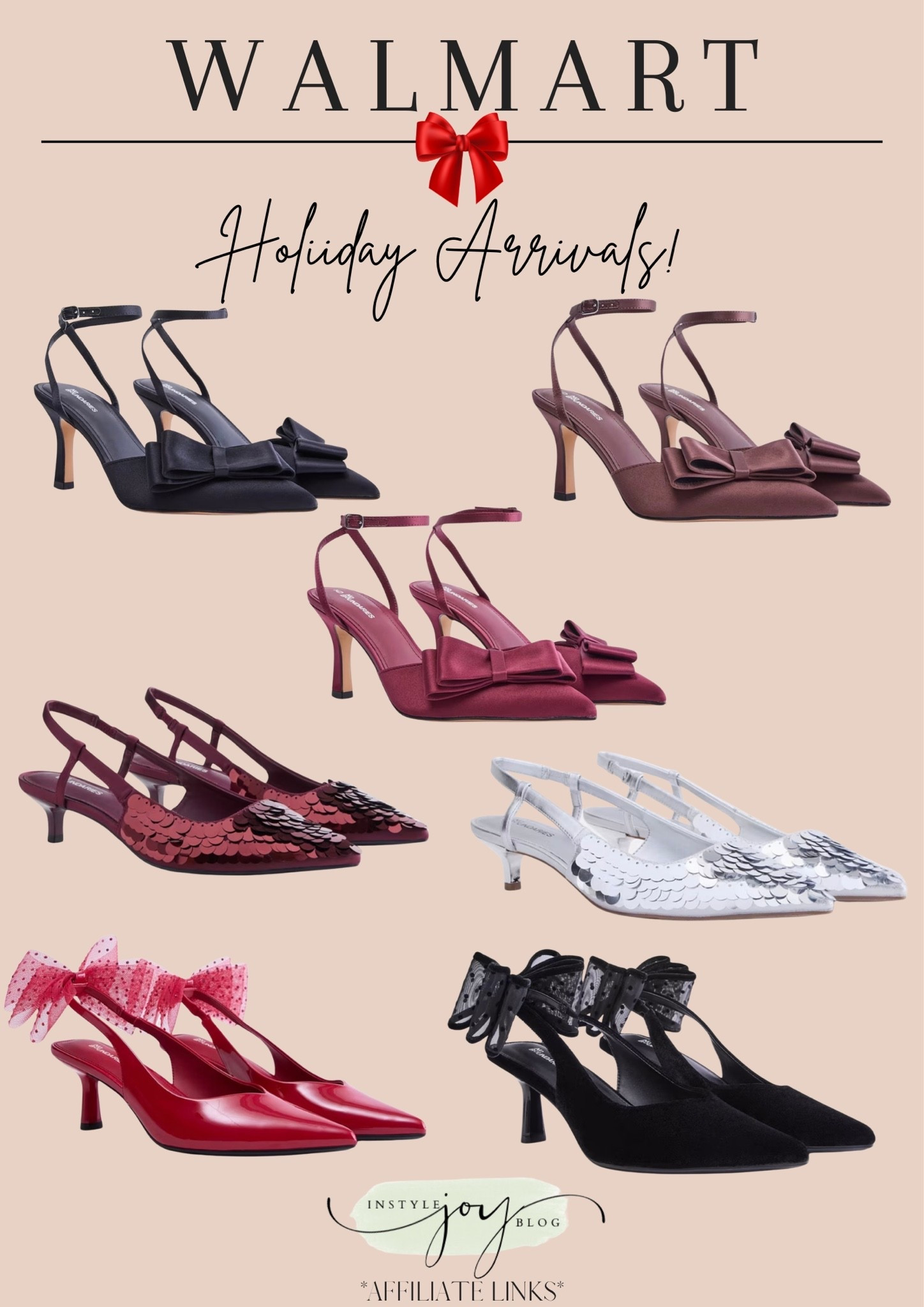 New holiday shoes at Walmart✨