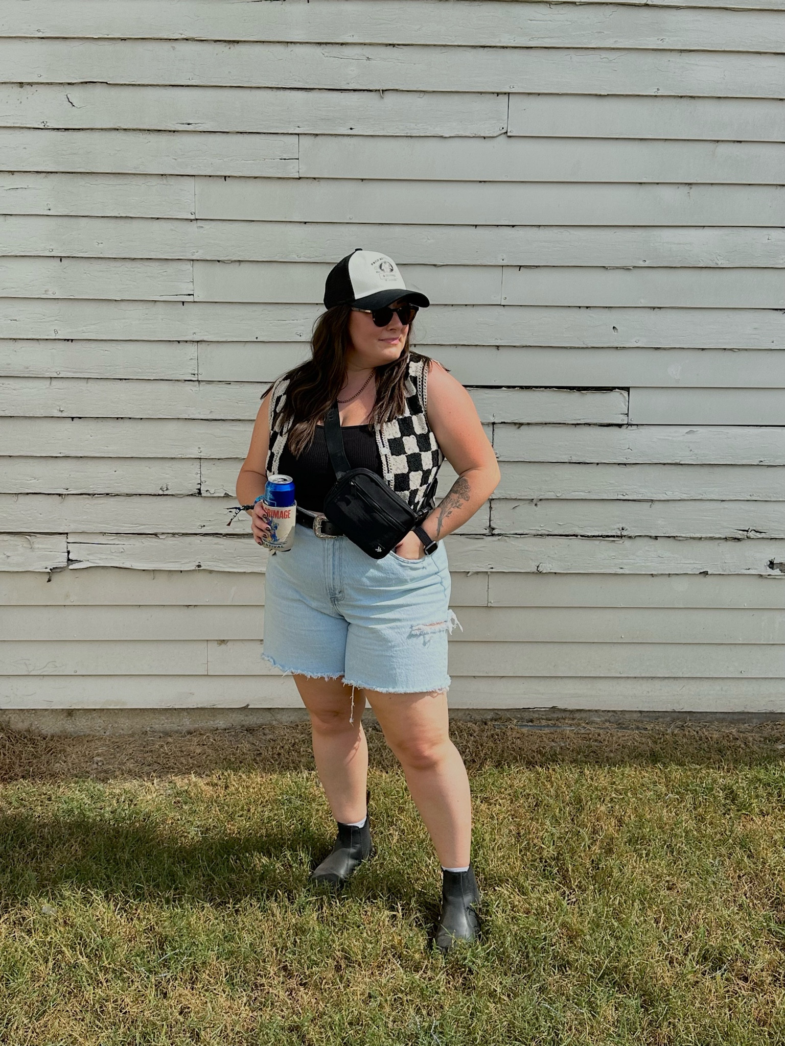 Pilgrimage fest outfit - large in vest, 33 in shorts (on sale!), size 7 docs 

#LTKsalealert #LTKSeasonal #LTKmidsize