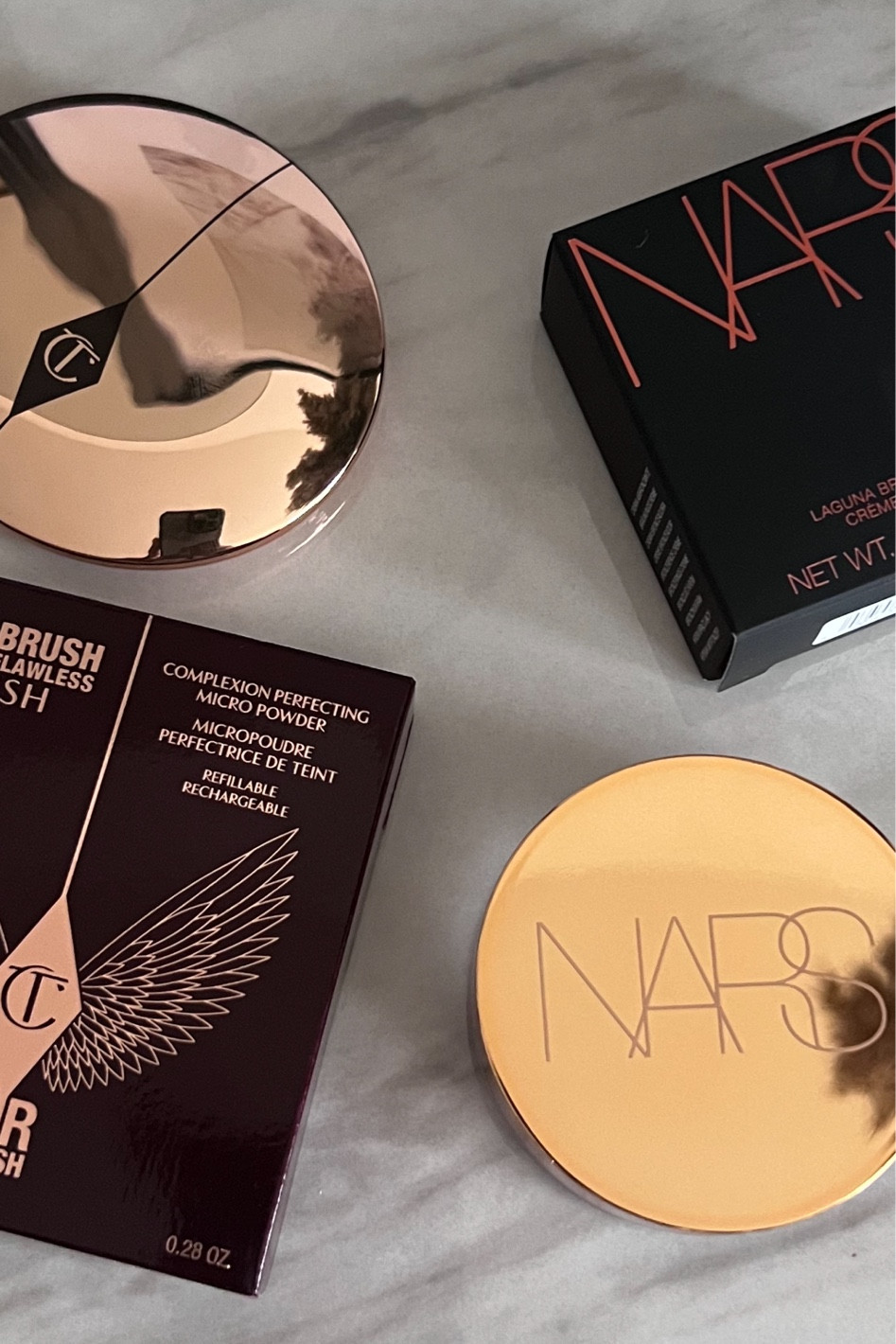 Sephora | Nars Laguna Bronzing Cream | Charlotte Tilbury airbrush flawless finish powder

#LTKbeauty
