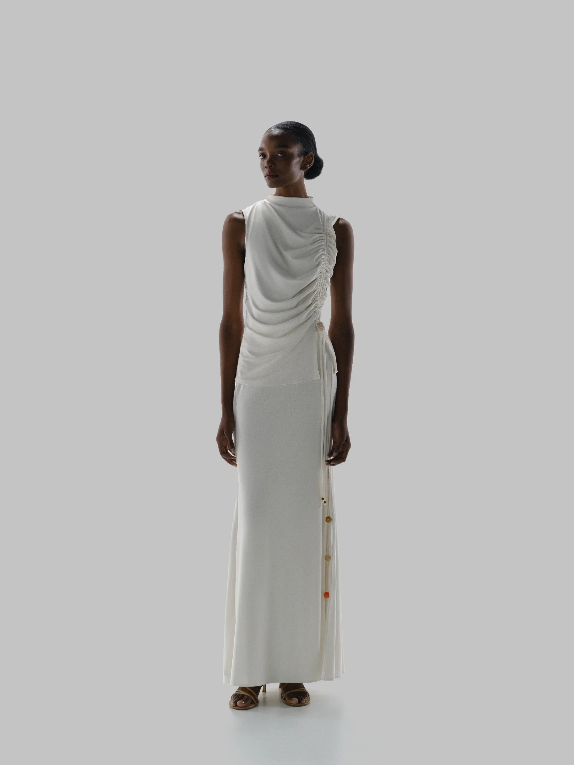 Uli Top White in Jersey - Spring Summer 26 | BAOBAB INT