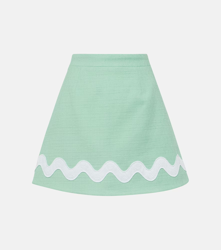 Patou High-rise cotton-blend tweed miniskirt | Mytheresa (US/CA)