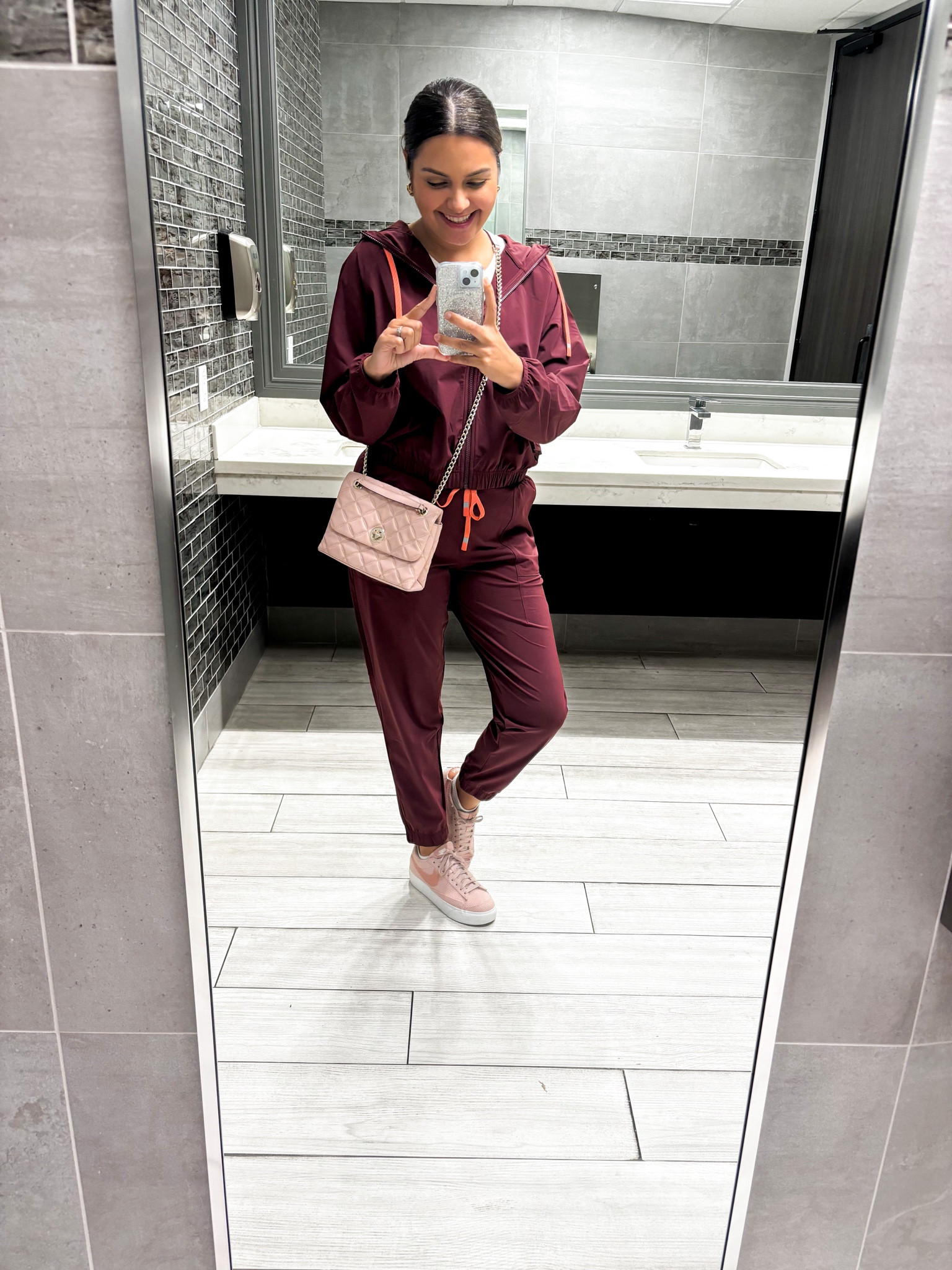 Fall jogger set. Fabletics. Jogger set. Joggers. Nike. Kate spade. Pink Nikes.

#LTKmidsize #LTKfitness #LTKshoecrush