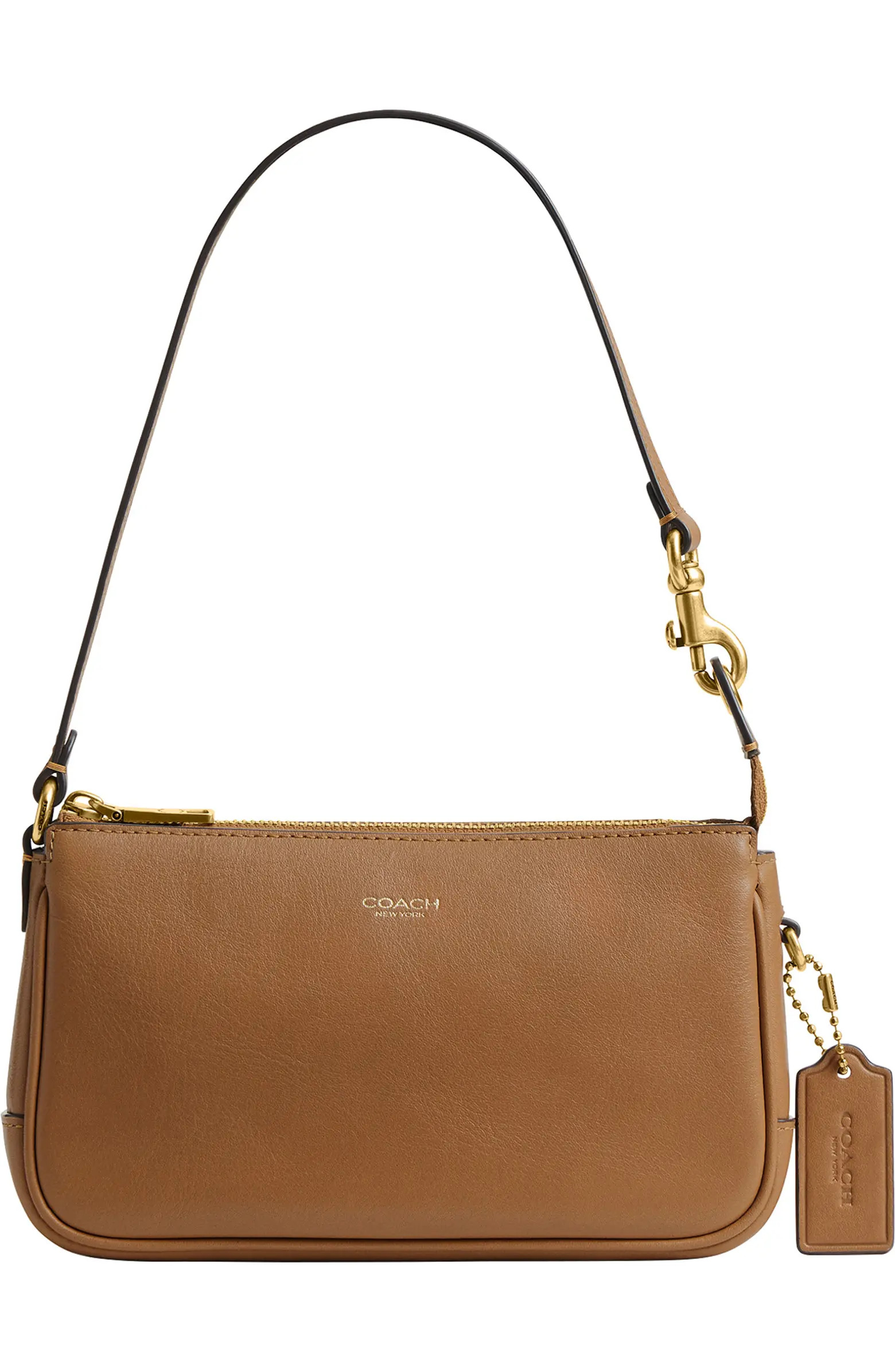 Plaza 18 Natural Grain Leather Shoulder Bag | Nordstrom