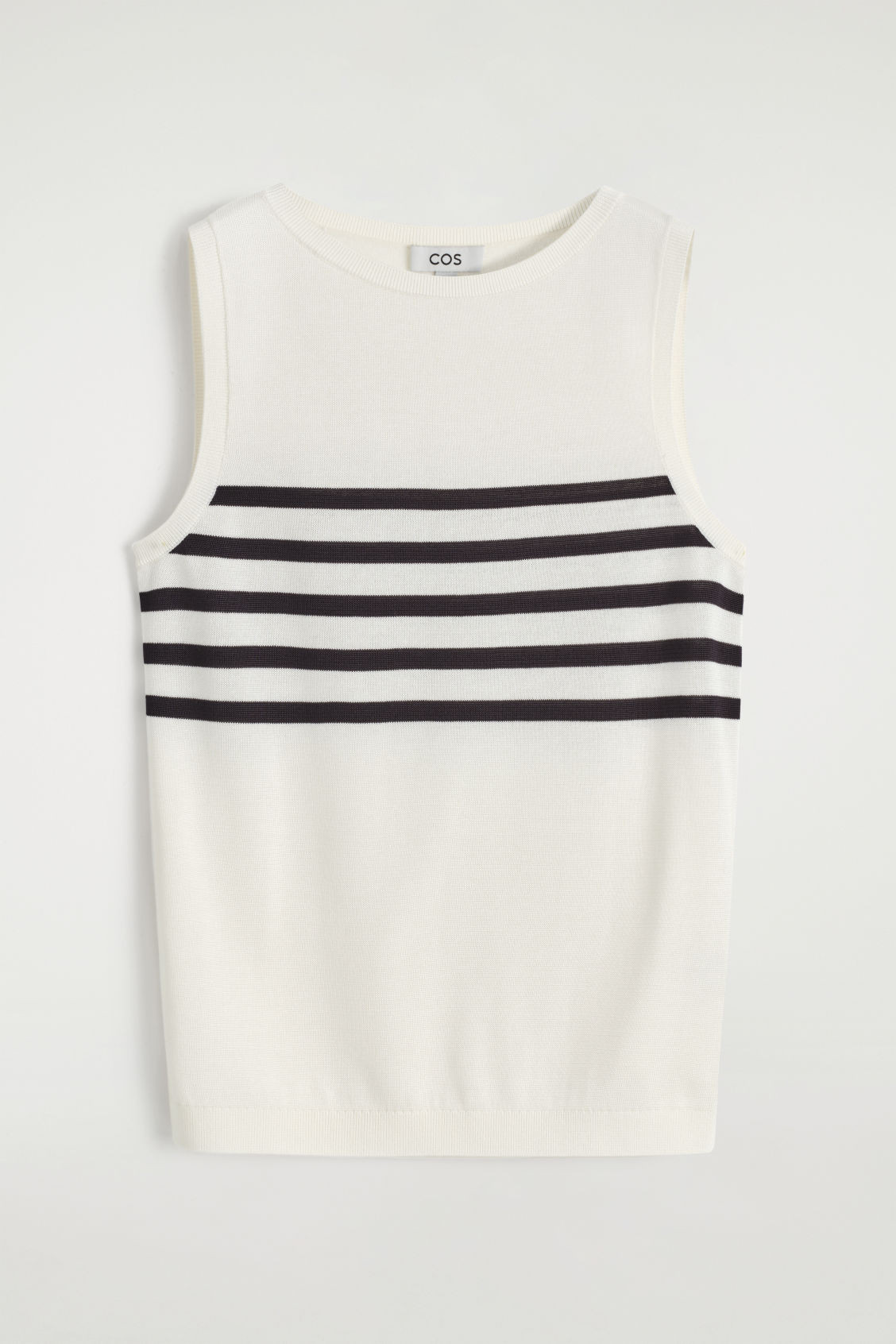 STRIPED KNITTED TANK TOP | COS (US)