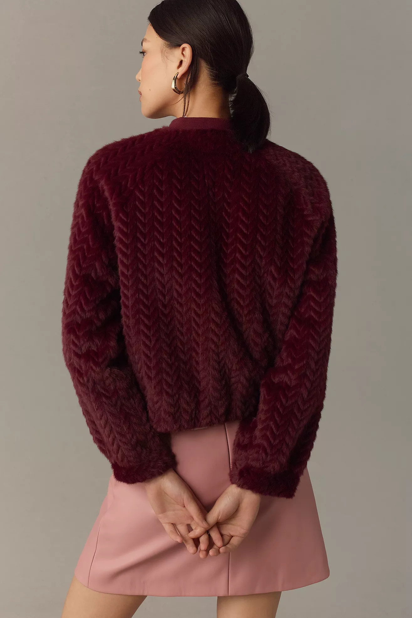 Avec Les Filles Textured Bomber Jacket | Anthropologie (US)