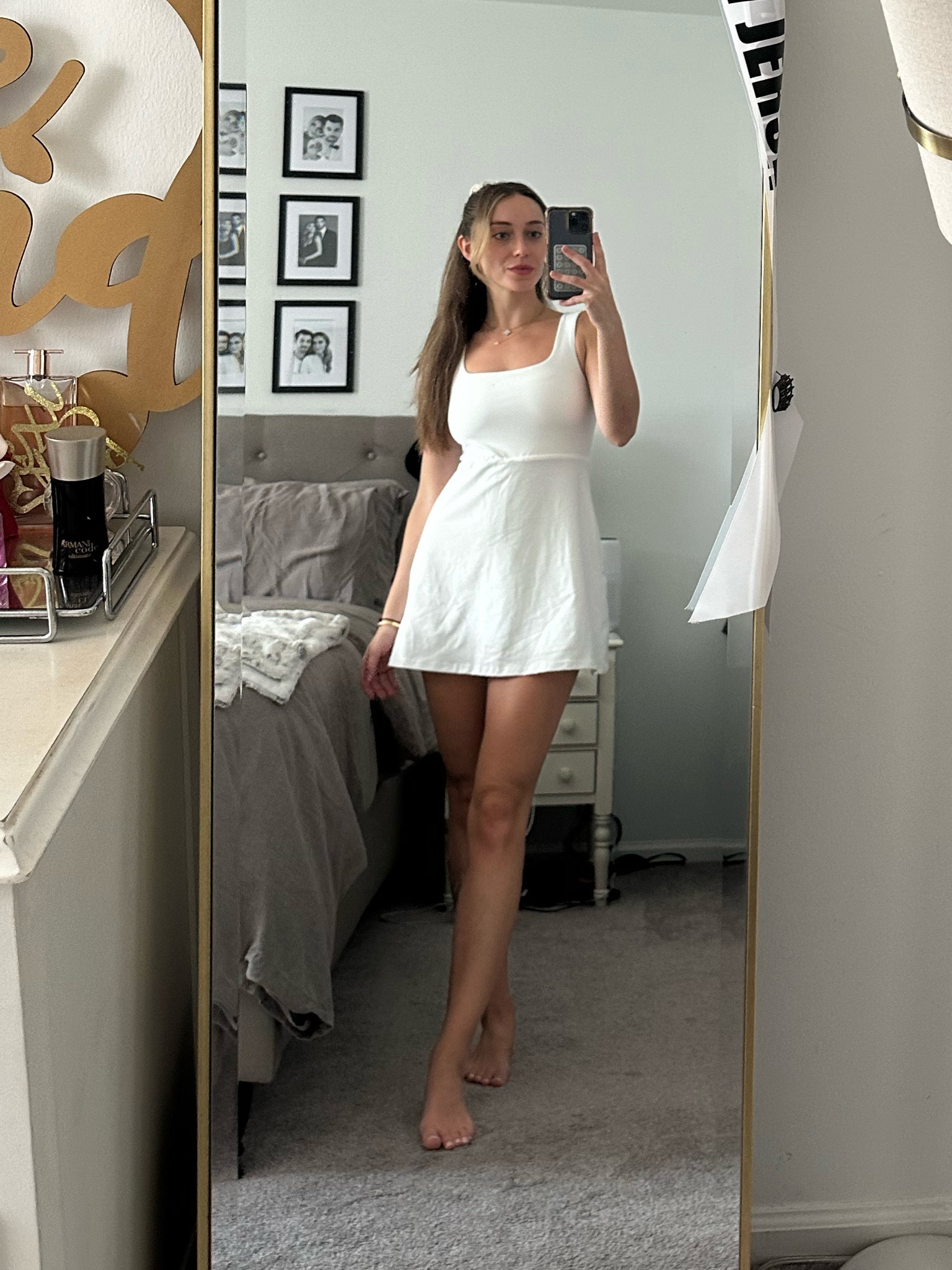 The perfect white active dress / lounge wear. 🤍

#LTKActive #LTKFindsUnder50 #LTKStyleTip