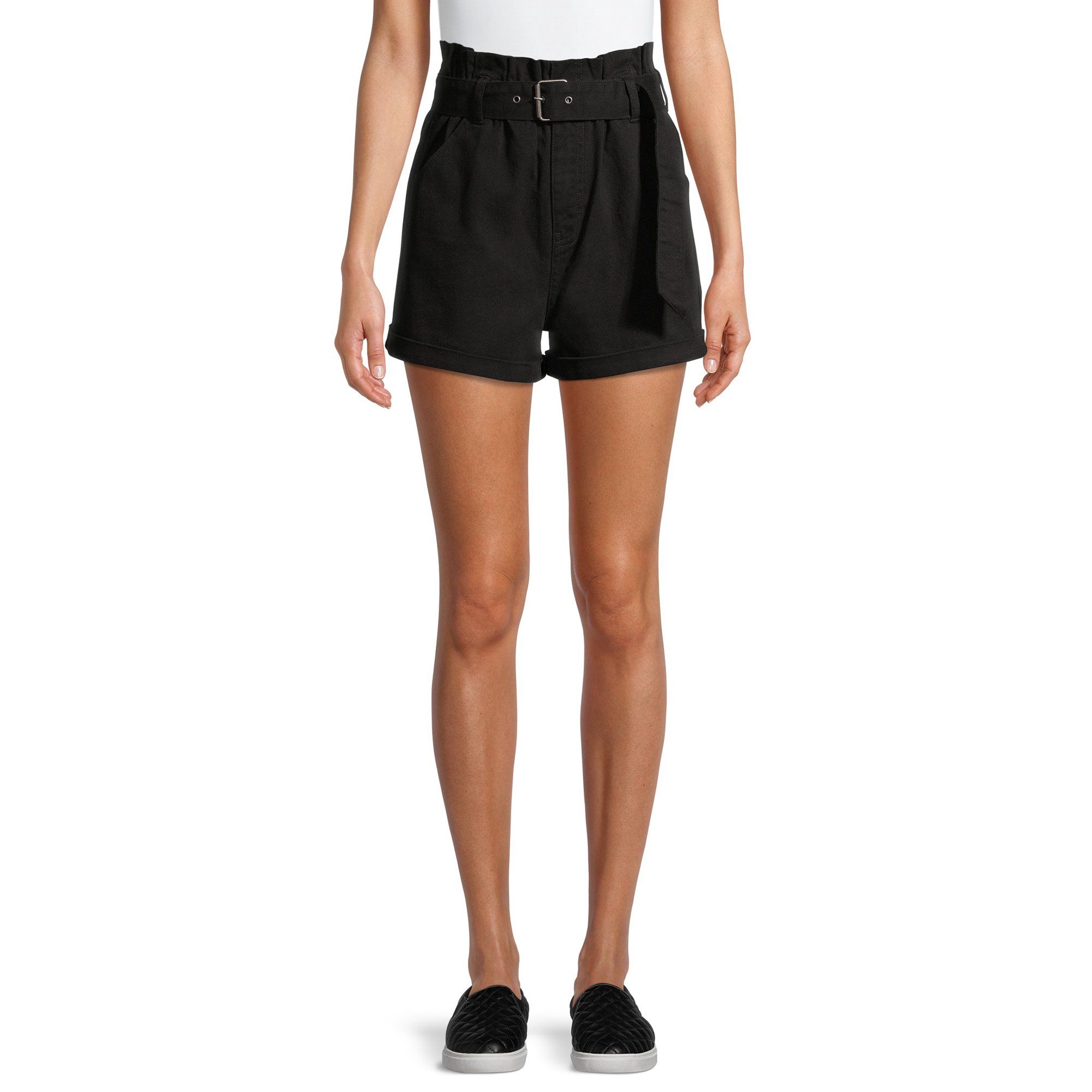 No Boundaries Juniors' Paperbag Shorts | Walmart (US)