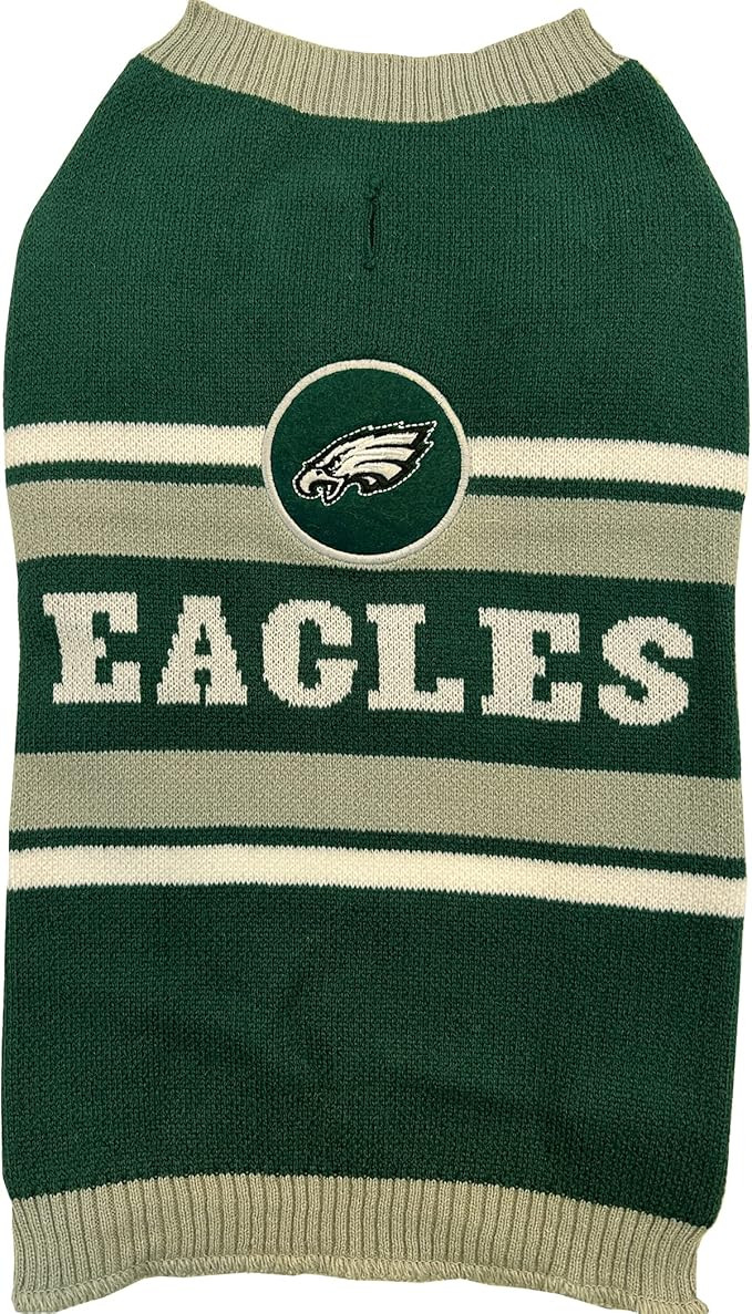 NFL Philadelphia Eagles Dog Sweater, Size Medium. Warm and Cozy Knit Pet Sweater with NFL Team Lo... | Amazon (US)