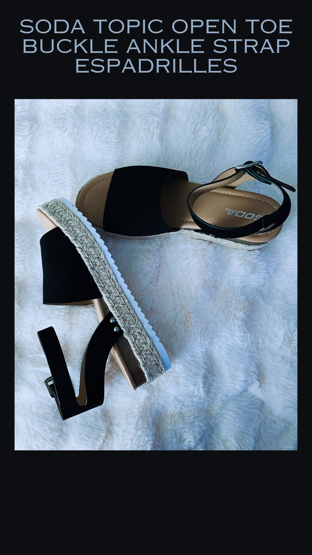 Got a new platform sandle for summertime!!! Soda Topic Open Toe Buckle Ankle Strap Espadrilles. #sandals #summersandals #womensstyle

#LTKBacktoSchool #LTKU #LTKWorkwear