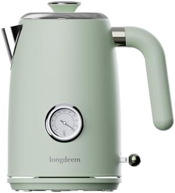 Electric Tea Kettle for Boiling Water, Wide-Open Lid Retro Stainless Steel, 1500W/1.0L for Coffee... | Amazon (CA)