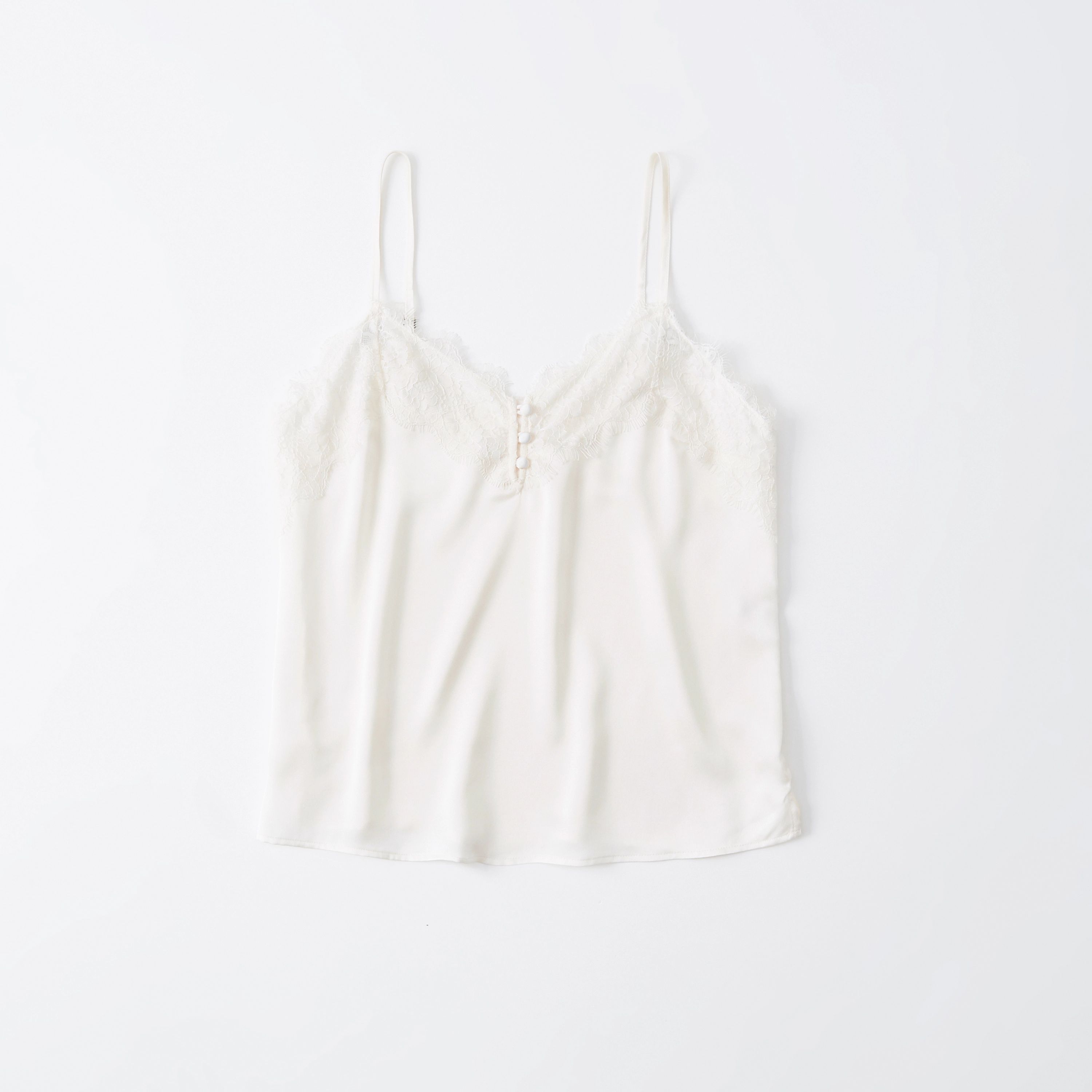 Women's Lace-Trim Cami | Women's Tops | Abercrombie.com | Abercrombie & Fitch (US)