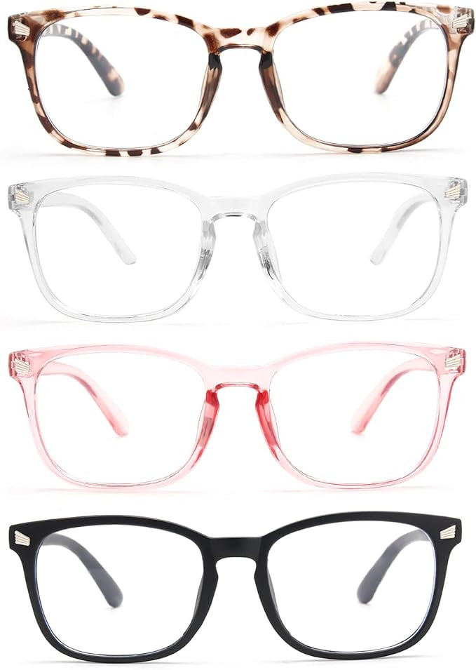 CCVOO Blue Light Blocking Reading Glasses, Anti Headache/Glare/Eye Strain Readers Computer Eyegla... | Amazon (US)