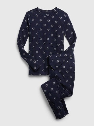 Kids 100% Organic Cotton Star Print PJ Set | Gap (US)