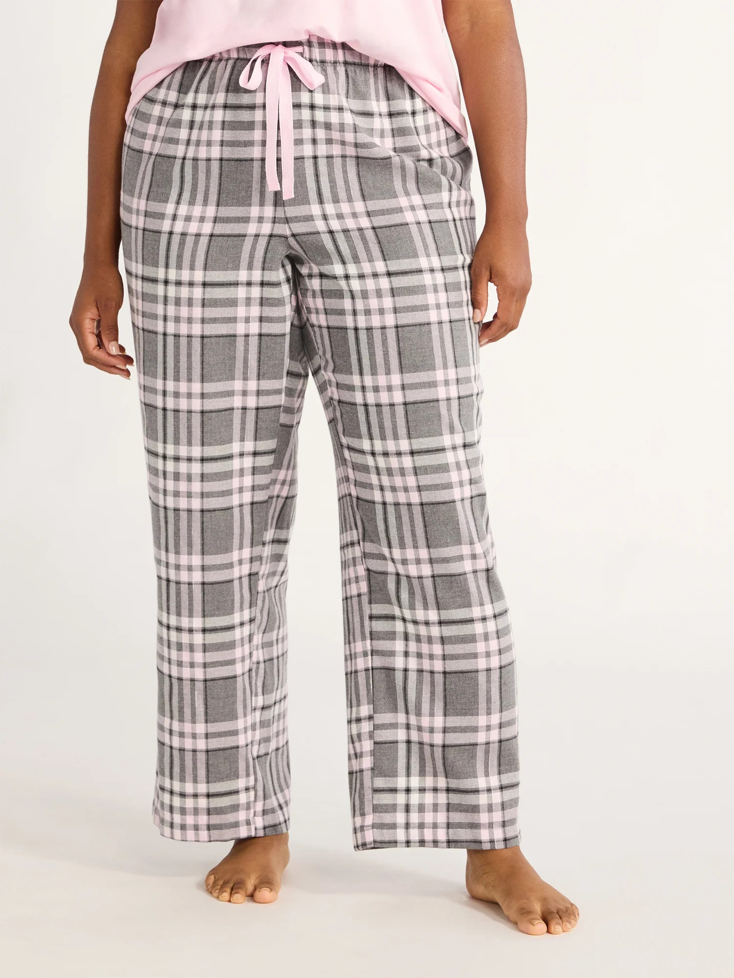 Joyspun Women's Flannel Sleep Pants, 30” Inseam, Sizes XS-3X | Walmart (US)