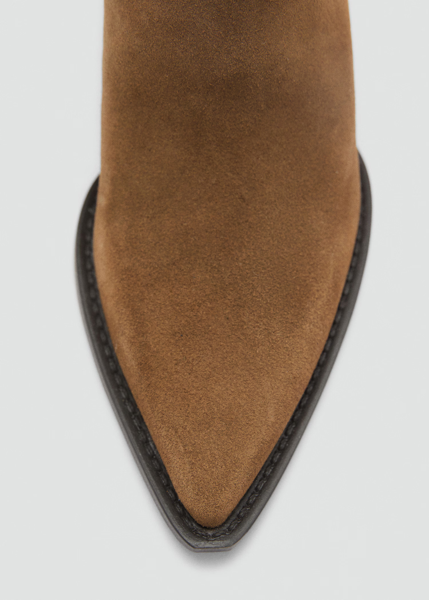 Block-heel suede ankle boots - Women | MANGO United Kingdom | MANGO (UK)