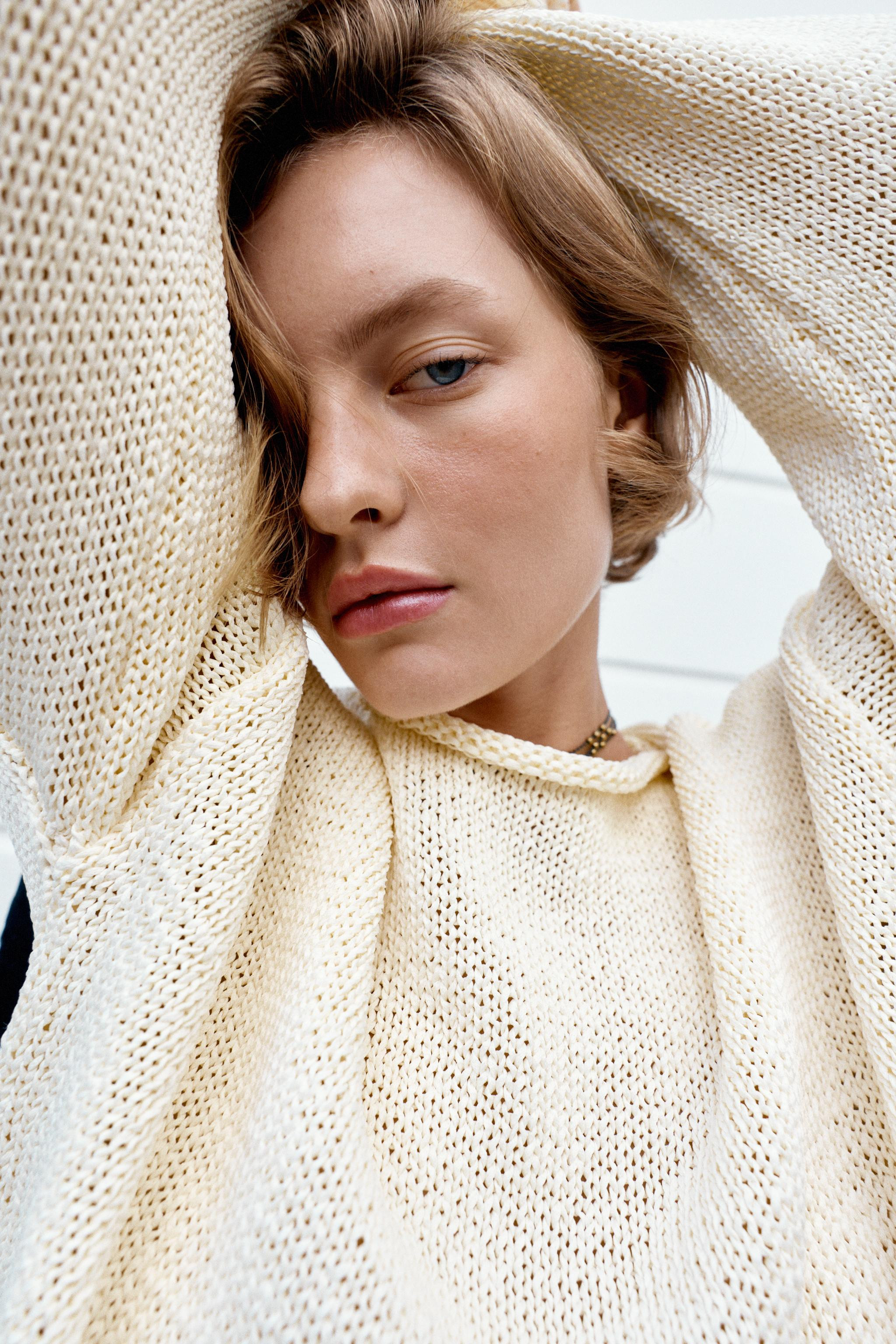 BOAT NECK KNIT JUMPER | Zara US