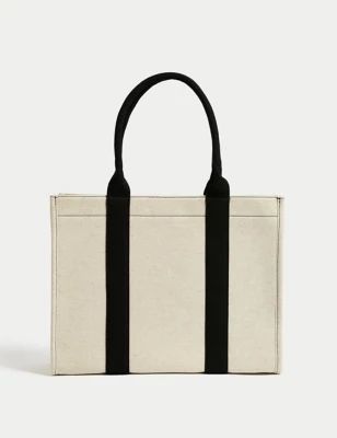 Canvas Structured Tote Bag | Marks and Spencer CA