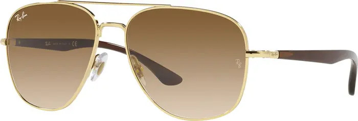 56mm Gradient Square Sunglasses | Nordstrom