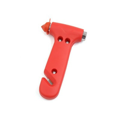 Unique Bargains Emergency Glass Window Breaking Hammer Breaker Escape Tool Red 5.3" 1PC | Target