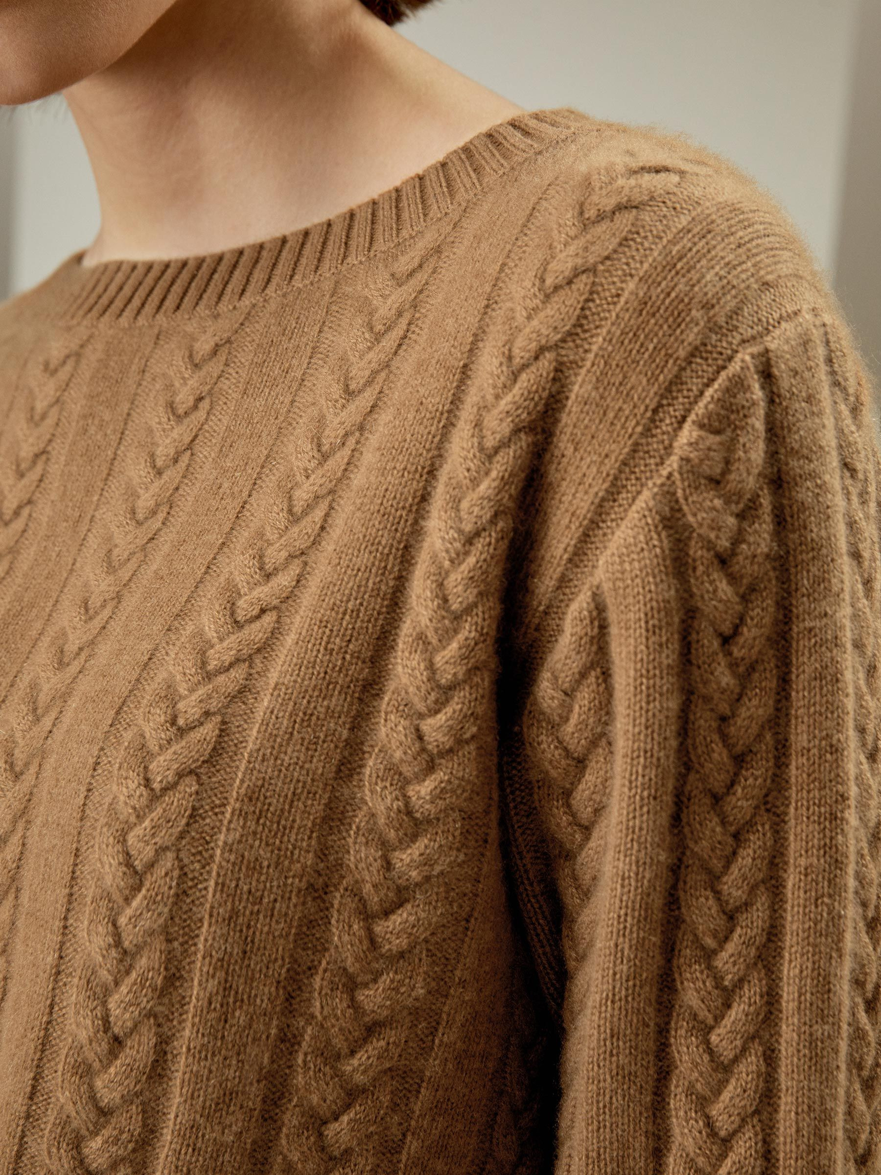 Pure Cashmere Drop Shoulder Sweater | LilySilk