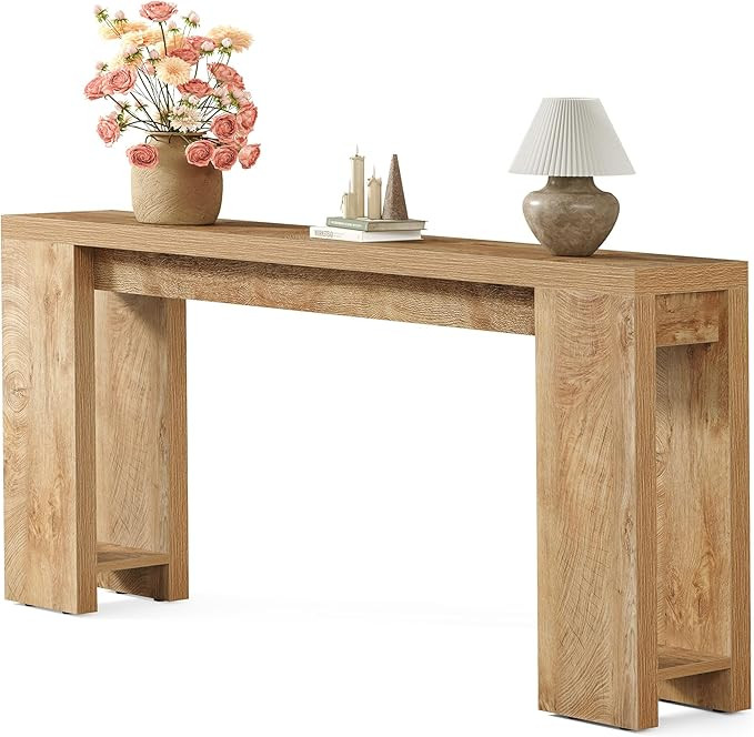 Little Tree 70.9-Inch Long Console Table, Narrow Sofa Table Behind The Couch, Farmhouse Console T... | Amazon (US)