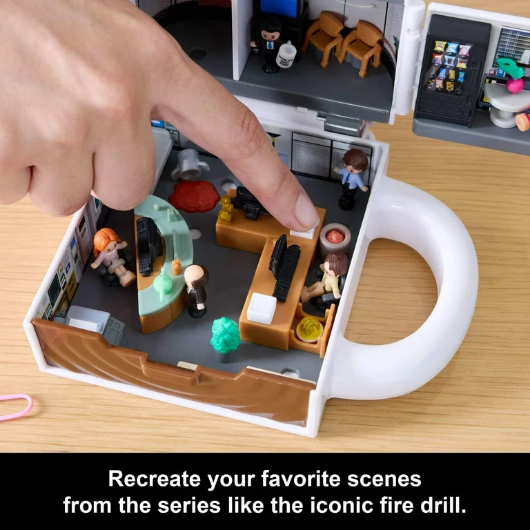 Polly Pocket x The Office Best Boss Mug Compact, Dunder Mifflin Character Set Collectible Toy | Walmart (US)