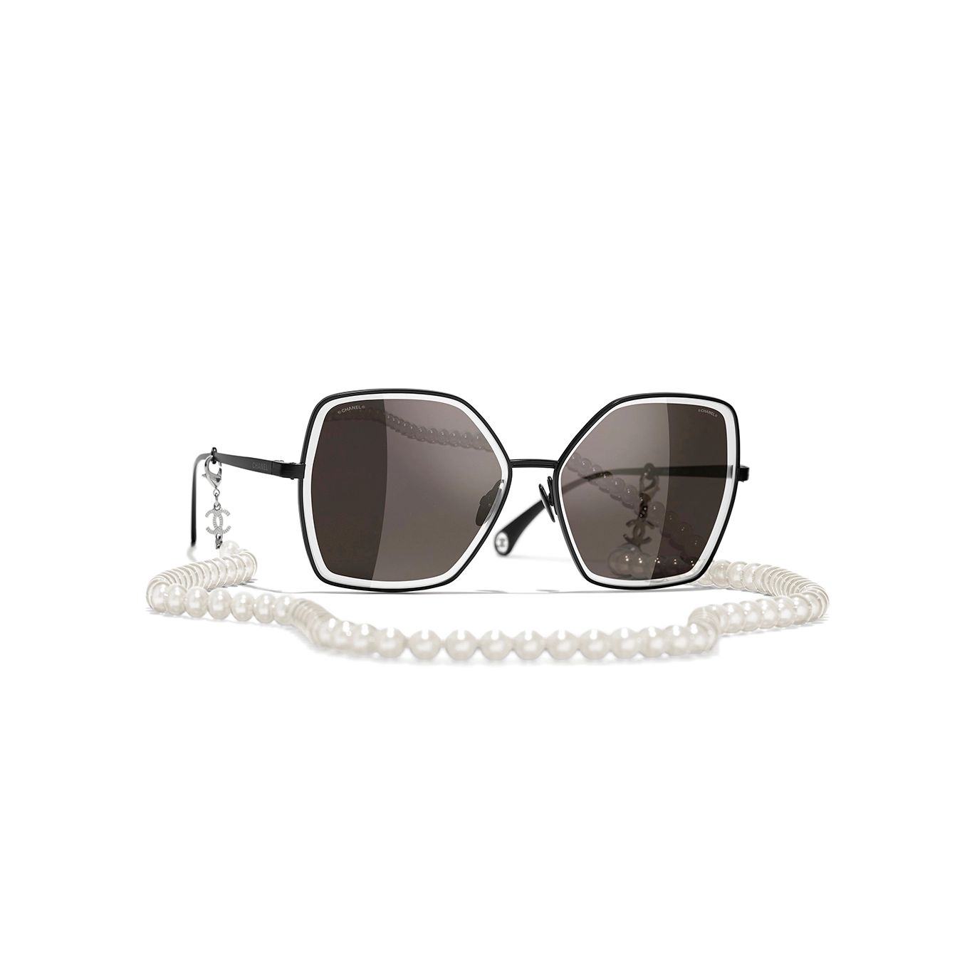 Chanel Butterfly Sunglasses - Black | Harvey Nichols (Global)