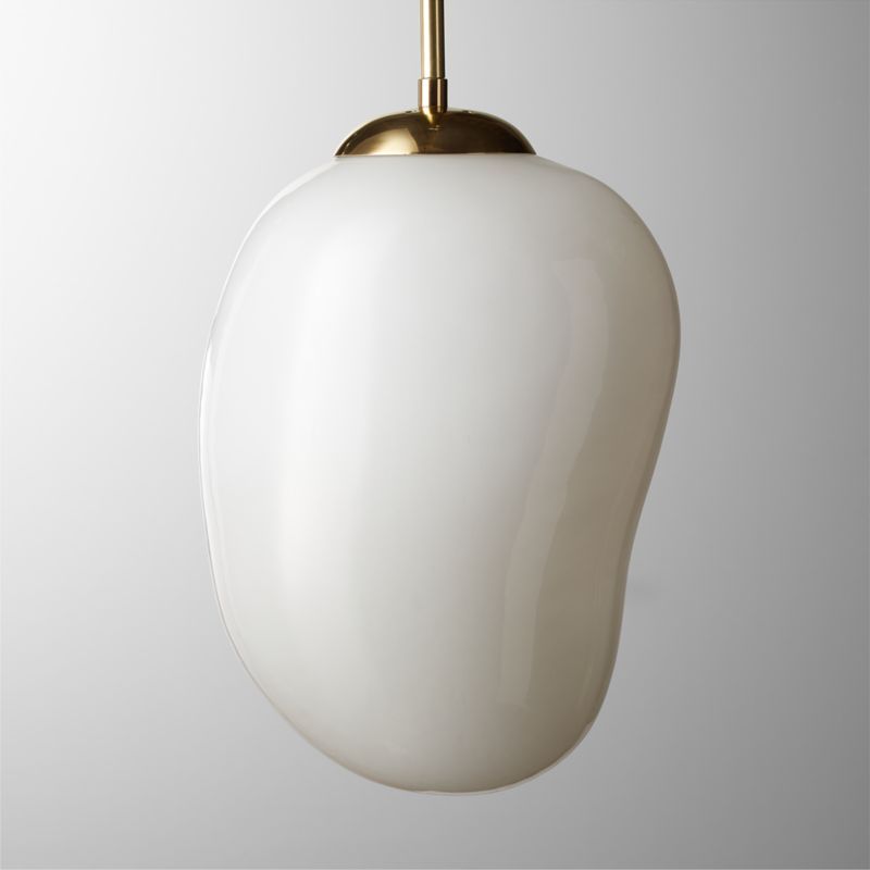 Vette Organic Glass Pendant Light | CB2 | CB2