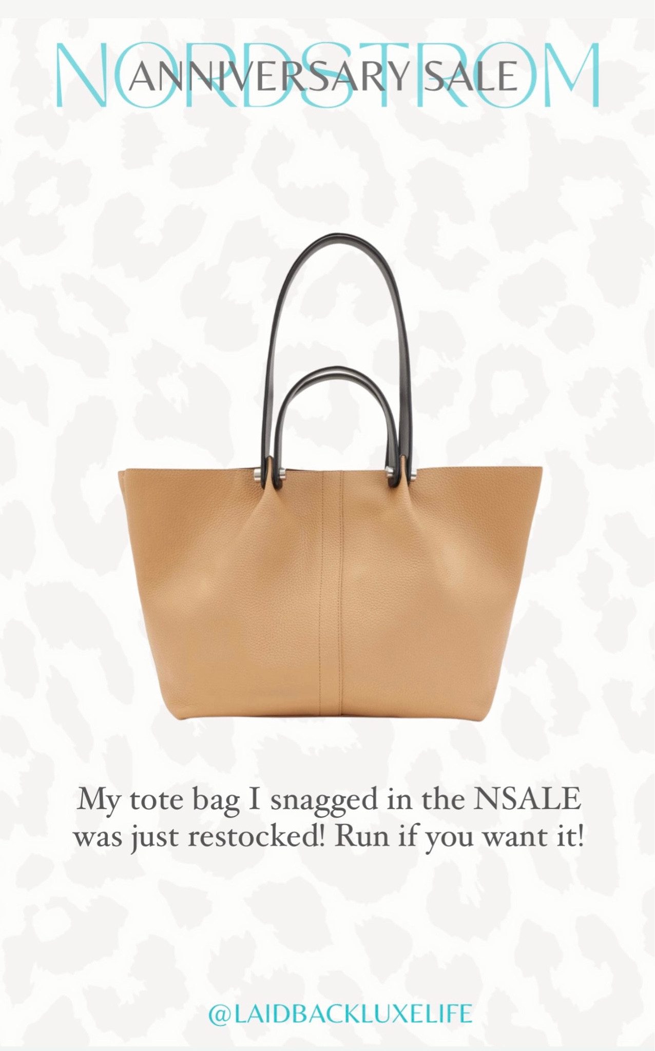 My tote bag just restocked in the NSALE! This tote bag is available in black too, @nordstrom #LaidbackLuxeLife



Follow me for more fashion finds, beauty faves, and lifestyle, home decor, sales and more! So glad you’re here!! XO, Karma

NSALE, Nordstrom Anniversary Sale 2023, NSALE 2023, 2023, NSALE picks, NSALE find, best of NSALE

#LTKitbag #LTKxNSale #LTKsalealert