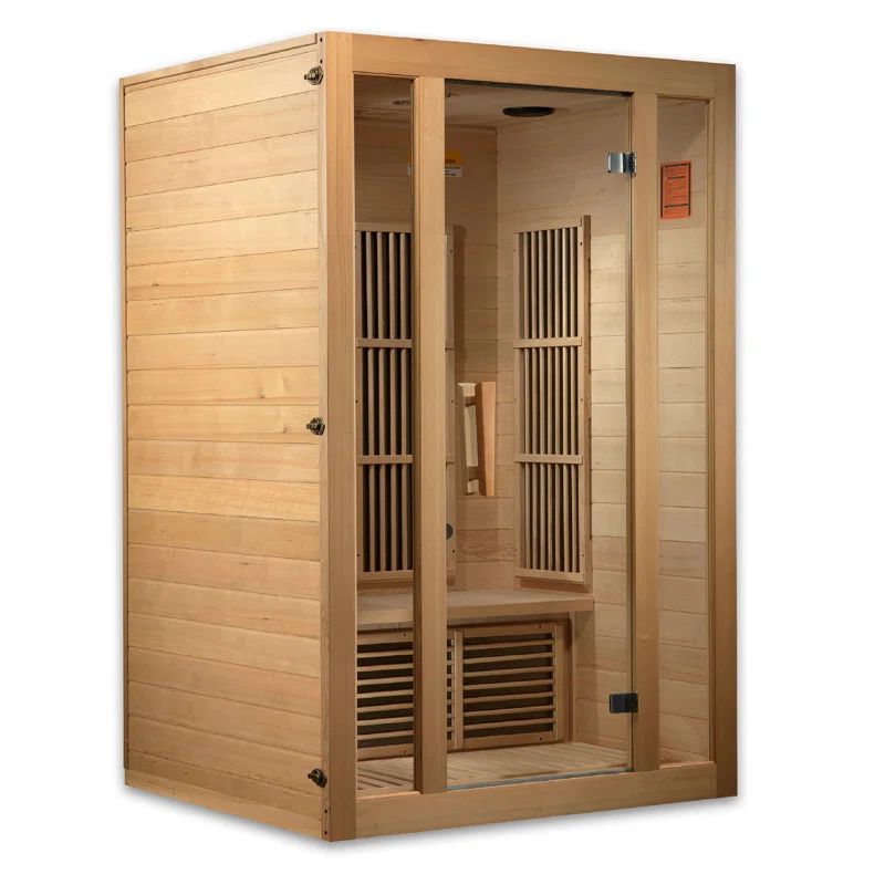 Dynamic Infrared 2 - Person Indoor FAR Infrared Sauna in Hemlock | Wayfair North America
