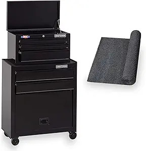 CRAFTSMAN Tool Chest Combo with Drawer Liner Roll, 26-Inch, Rolling, 5 Drawer, Black (CMST82763BK... | Amazon (US)