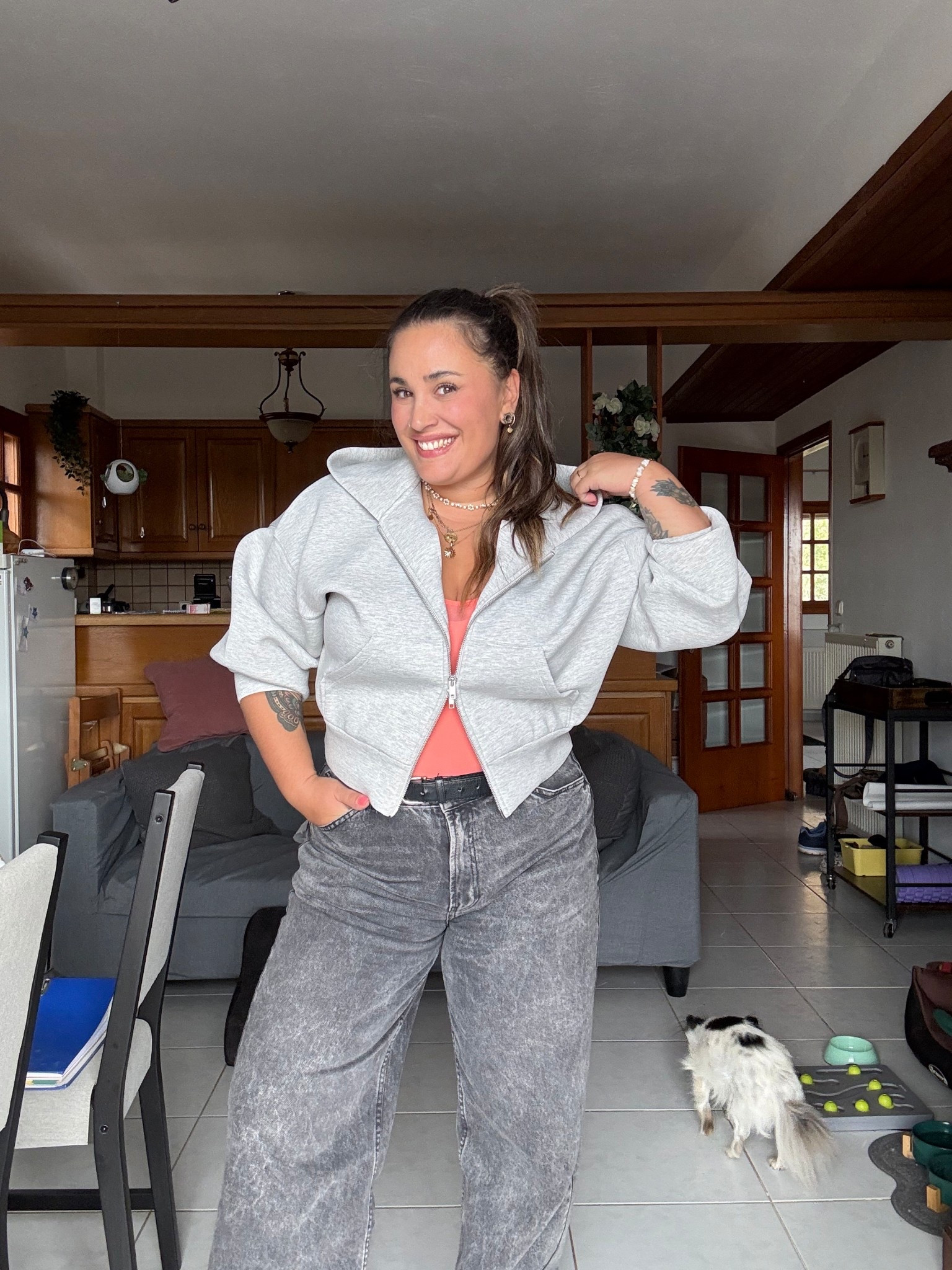 Kapuzen Zipper und 2000er Style in Größe 44 🤍

#LTKcurves #LTKplussize #LTKmidsize